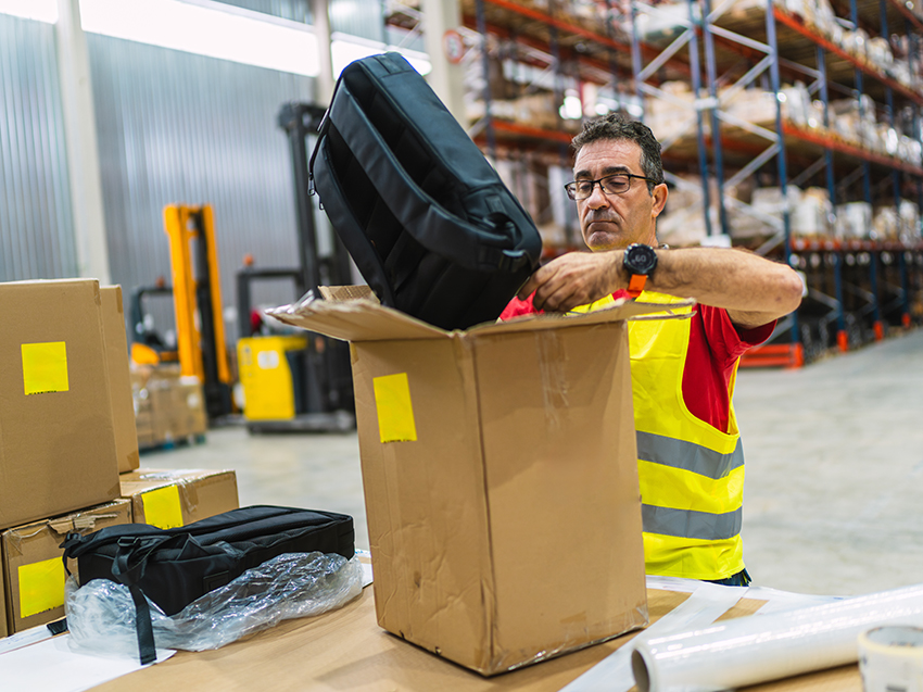 Conferência e Embalagem de Pedidos